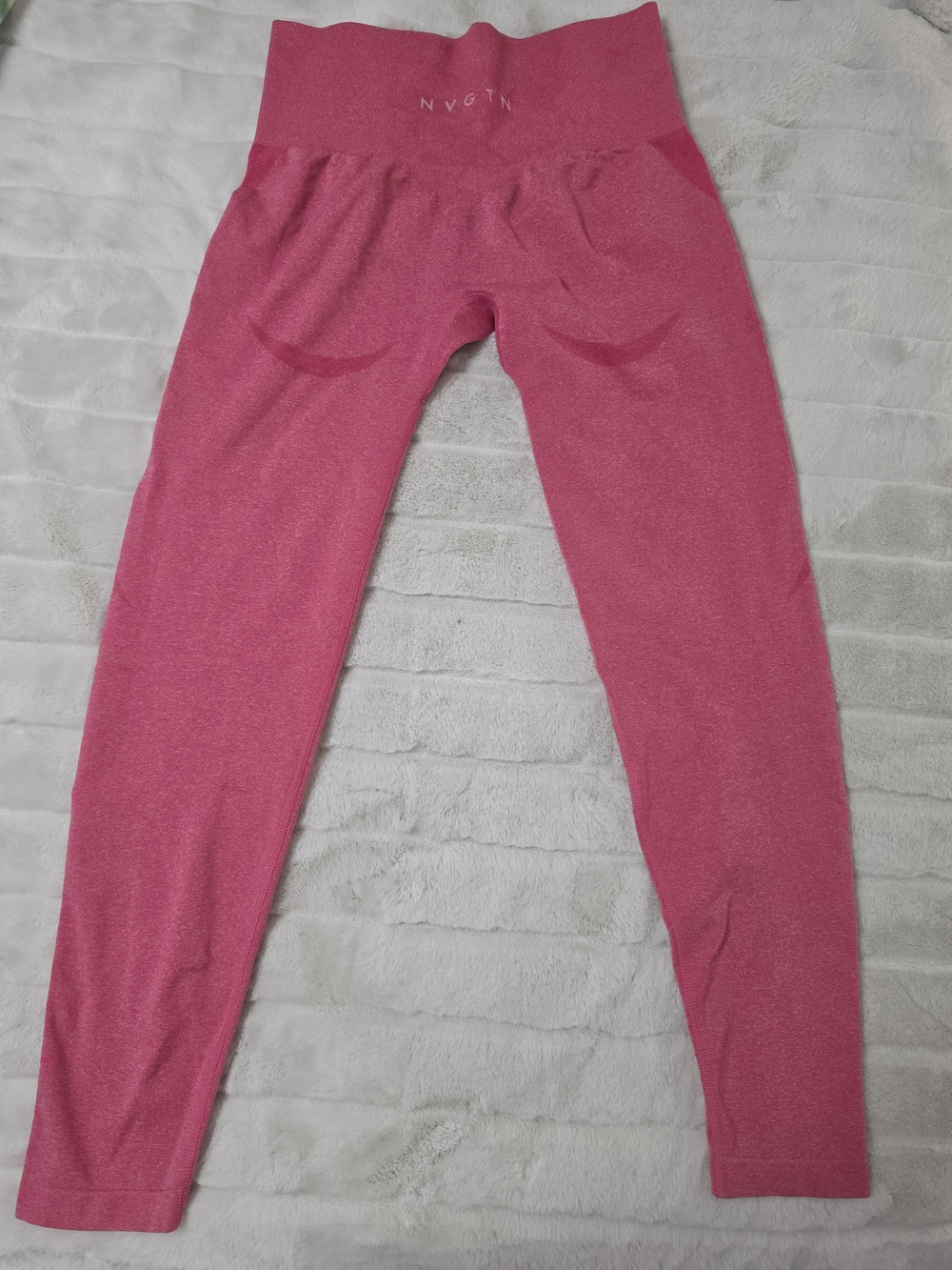 NVGTN Hot Pink High-Waist Seamless Jeggings